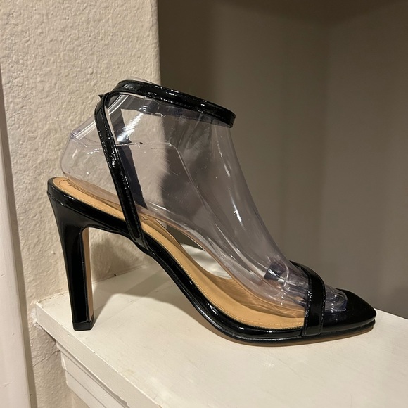 Lisa Vicky - Grace Black Ankle Strap Stiletto Sandal Women Size 8M - Picture 5 of 10